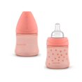 thumbnail image 1 of Set de Biberones Basics Rosa Tetina Redonda Silicon 150ml Flujo Lento, 1 of 5