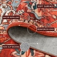 thumbnail image 7 of Noahas Washable Vintage Area Rug Bohemian Decorative Rug for Living Room, Bedroom, Kids Room, 8' x 10', Red, 7 of 7
