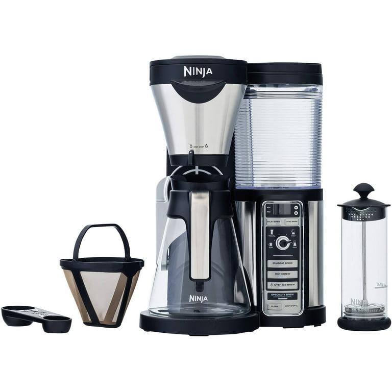 Ninja CF060UK Coffee Bar Auto-iQ Brewer with Glass Carafe – 220