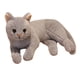 thumbnail image 3 of Almohada muñeca de peluche Hugo gato realista para oficina sala de estar dormitorio Gris, 3 of 10