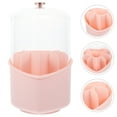 thumbnail image 5 of Heart Cosmetic Brush Holder with Lid Desktop Storage Holder Makeup Brush Container Office Pen Organizer, 5 of 8