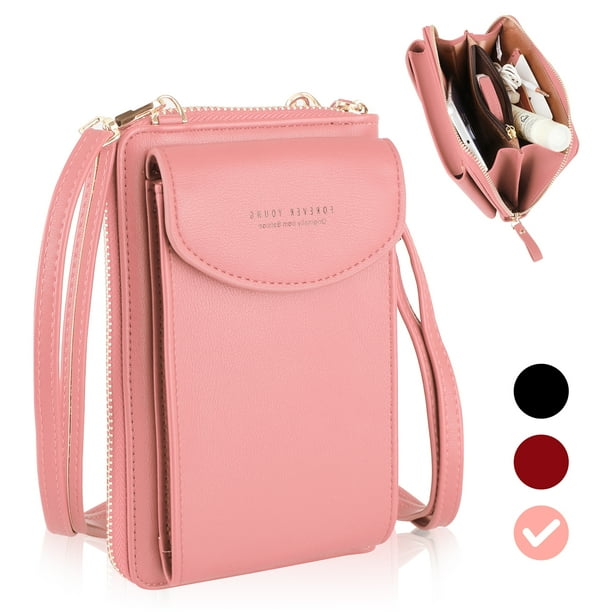 TSV Small Crossbody Cell Phone Purse for Women, Mini Messenger