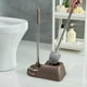 thumbnail image 1 of onlyliua para Interior/Exterior Cepillo de Baño con Cerdas Duras Cepillo de Limpieza de Baño Cepillo de Baño con Kit de Base Juego de Succinct Cepillo Limpiador de Inodoro Moderno y Compacto Mango La, 1 of 6