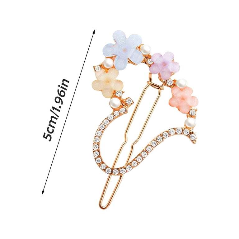 Elegant Floral Metal Hair Clips for Women and Girls Three  display picture 3