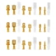 thumbnail image 2 of Yellow Crimp Terminal Block, Transparent Protective Cover, Male Female Connector, 2.8 / 4.8 / 6.3 mm, 135 pcs, 0.1 kg / 3.5 oz, 2 of 4
