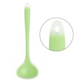 thumbnail image 4 of Monstrate Cuchara de sopa de silicona translúcida Anti-escaldado Utensilio de cocina resistente al calor frío, verde claro Type2 NO2, 4 of 6
