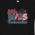 thumbnail image 4 of Inktastic Little Miss Firecracker Girls Baby T-Shirt, 4 of 5