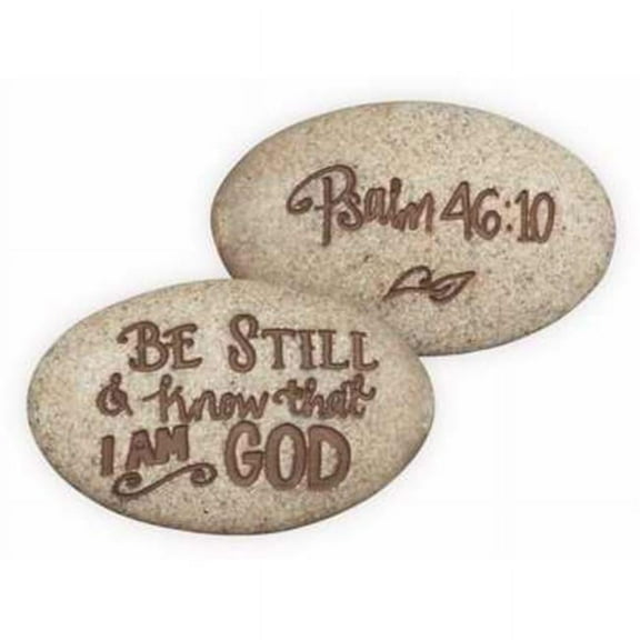 AngelStar 73664 Stone-Be Still & Know That I Am God-Psalm 46-10
