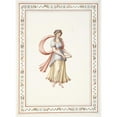 thumbnail image 3 of Pierre-Jean Mariette 14x18 Black Modern Framed Museum Art Print Titled - Young Woman Holding Platter. (1783), 3 of 5
