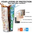 thumbnail image 7 of 30oz Fun Halloween Pattern Tumblers Stainless Steel Tumbler with Lid and Straw,Vacuum Insulated Double Wall Travel Tumbler Cups Mug with Cleaning Brush for Coffee,Tea, 7 of 7