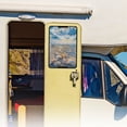 thumbnail image 2 of Psesaysky RV Door Window Shade Cover - Hook-and-Loop Fastening RV Blackout Window Cover, an-UV and Privacy Protection for Camper (17.3” x 26”, Beach Starfish Shells), 2 of 7