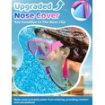 thumbnail image 3 of Gafas de natación Vvinca para niños con cubierta nasal, lentes antivaho de 3 a 15 años, 3 of 9