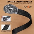 thumbnail image 6 of SUOSDEY Ratchet Belt for Men,Cowboy Western Leather Belt with Gift Box, 6 of 7