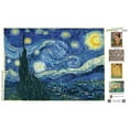thumbnail image 5 of MasterPieces Starry Night Jigsaw Puzzle 1000 Pieces - Van Gogh Art Puzzle 19.25"x26.75", 5 of 6