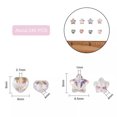 thumbnail image 4 of U8MO 240x Transparent Spray Painted Glass Heart Star Crystal Beads for Jewelry Making, 4 of 4