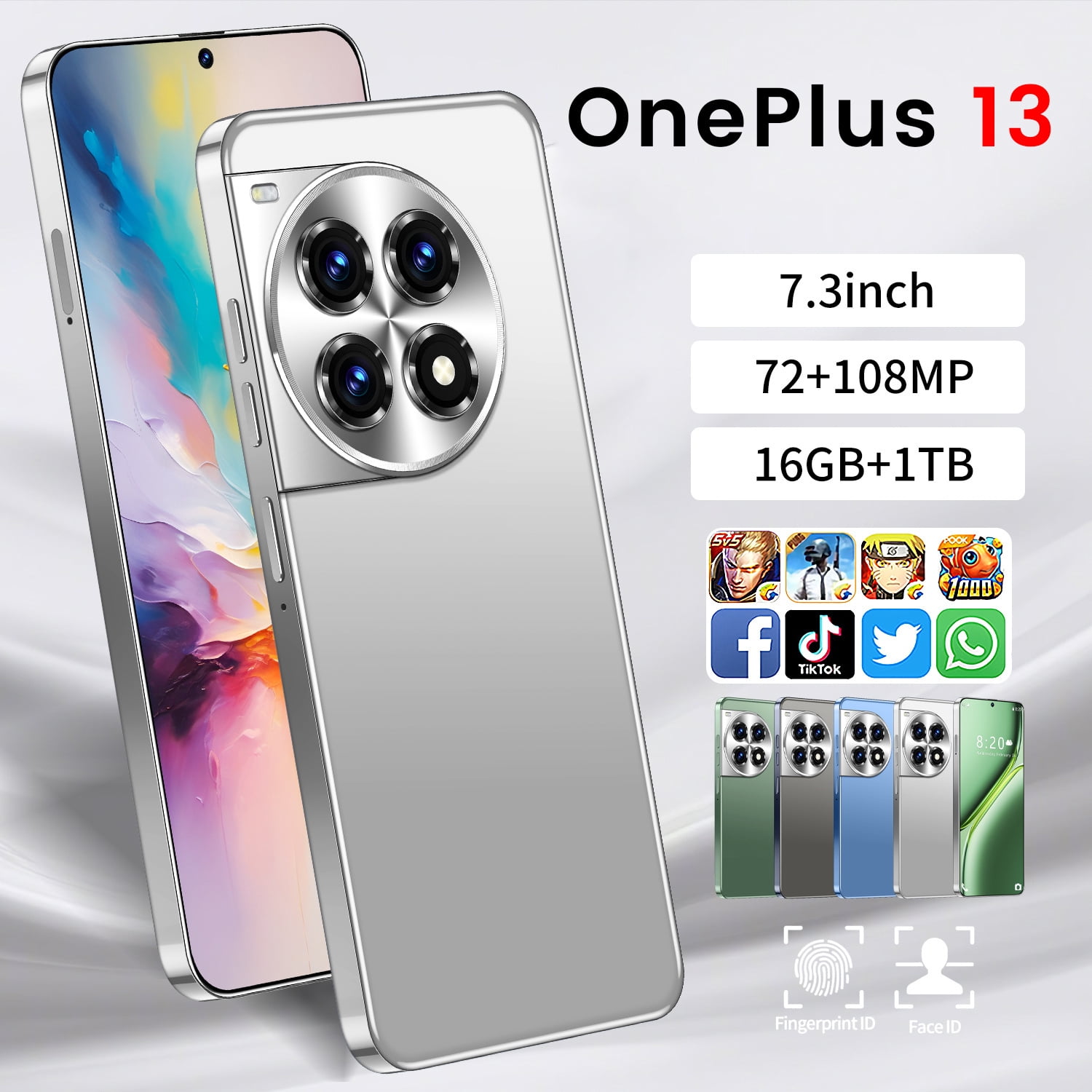 NANNEE 0ne Plus 5G with Charging Cable, Black