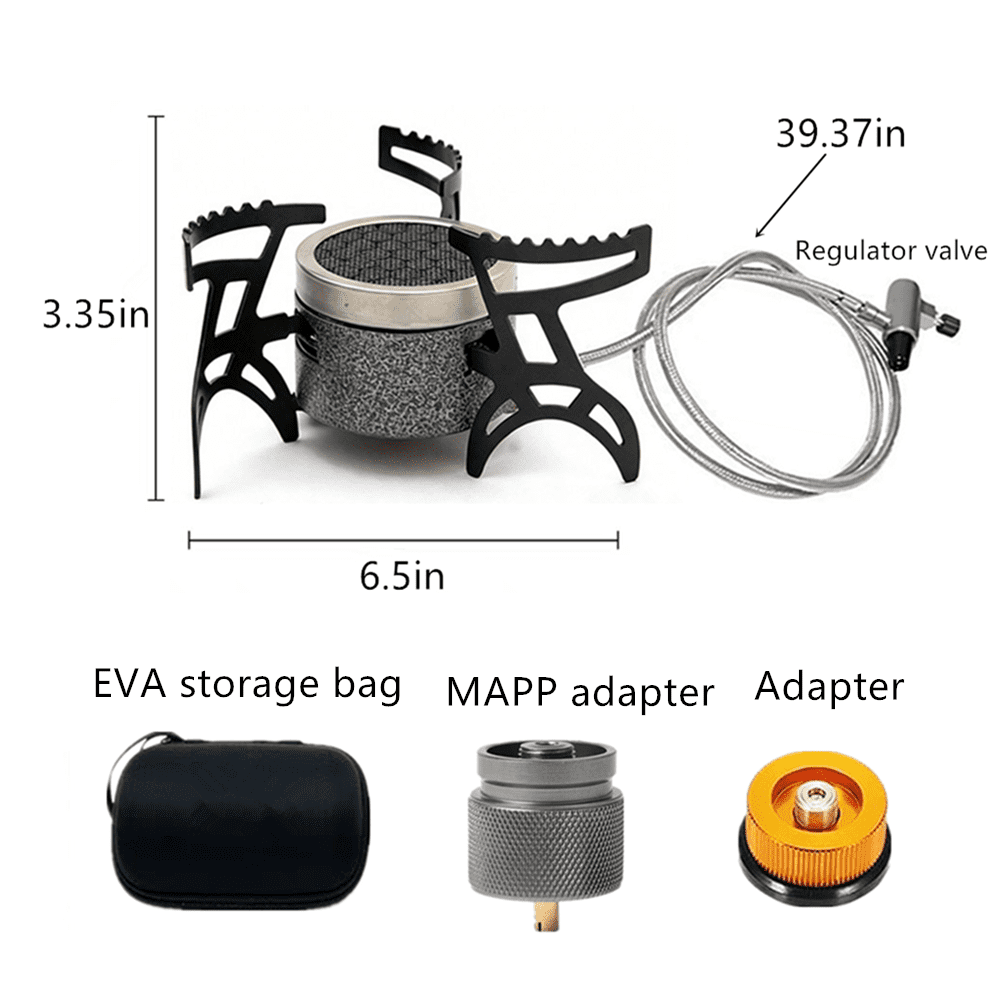 Miren Outdoor Camping Double-Layer Infrared Split Stove – Compact, Windproof & Fast Heating for Outdoor Adventures
