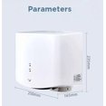 thumbnail image 2 of Bathroom Automatic ABS Plastic High Speed Hand Dryer Electric Commercial Hand Dryers Gray2, 2 of 4