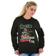 thumbnail image 3 of Oh What Fun Christmas Day Presents Unisex Plus Fleece Graphic Sweatshirt Brisco Brands 2X, 3 of 5