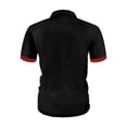thumbnail image 5 of Polo Shirts for Men Short Sleeve Collared Golf Polos Mesh Ice Silk Color Blocked T-Shirt, 5 of 8