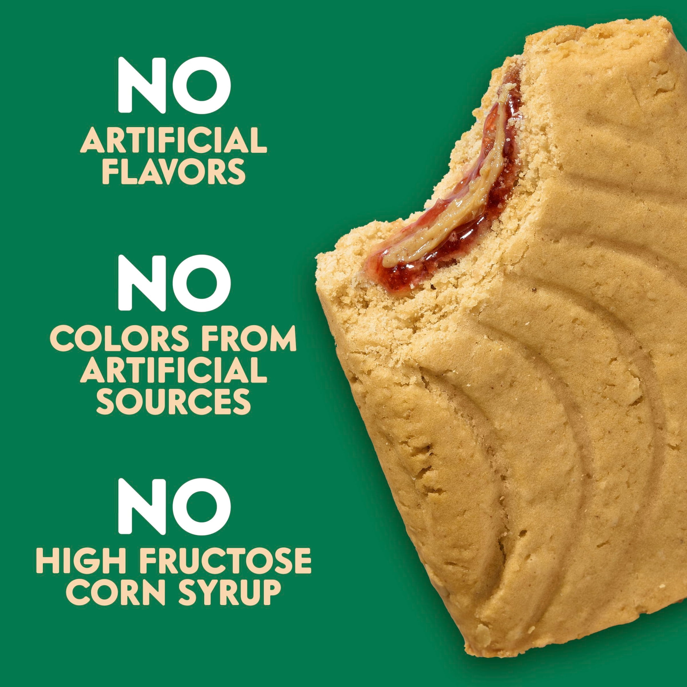 Nature Valley Soft Baked PB and J Bars, Peanut Butter and Strawberry, 10 Bars, 19.5 oz