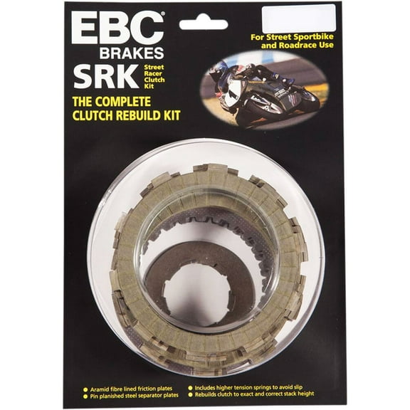 EBC Brakes SRK Complete Clutch Kit Compatible for Harley-Davidson Dyna Low Rider 2003