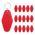 thumbnail image 1 of Unique Bargains Vintage Motel Keychain Blank Hotel Keychains Rhombus Retro Key Tag, Red, 16 Pack, 1 of 7