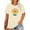 1-Apricot, variant on Sunflower Shirts for Womens Plus Size Short Sleeves T-Shirt Graphic Oversized Flower Tops