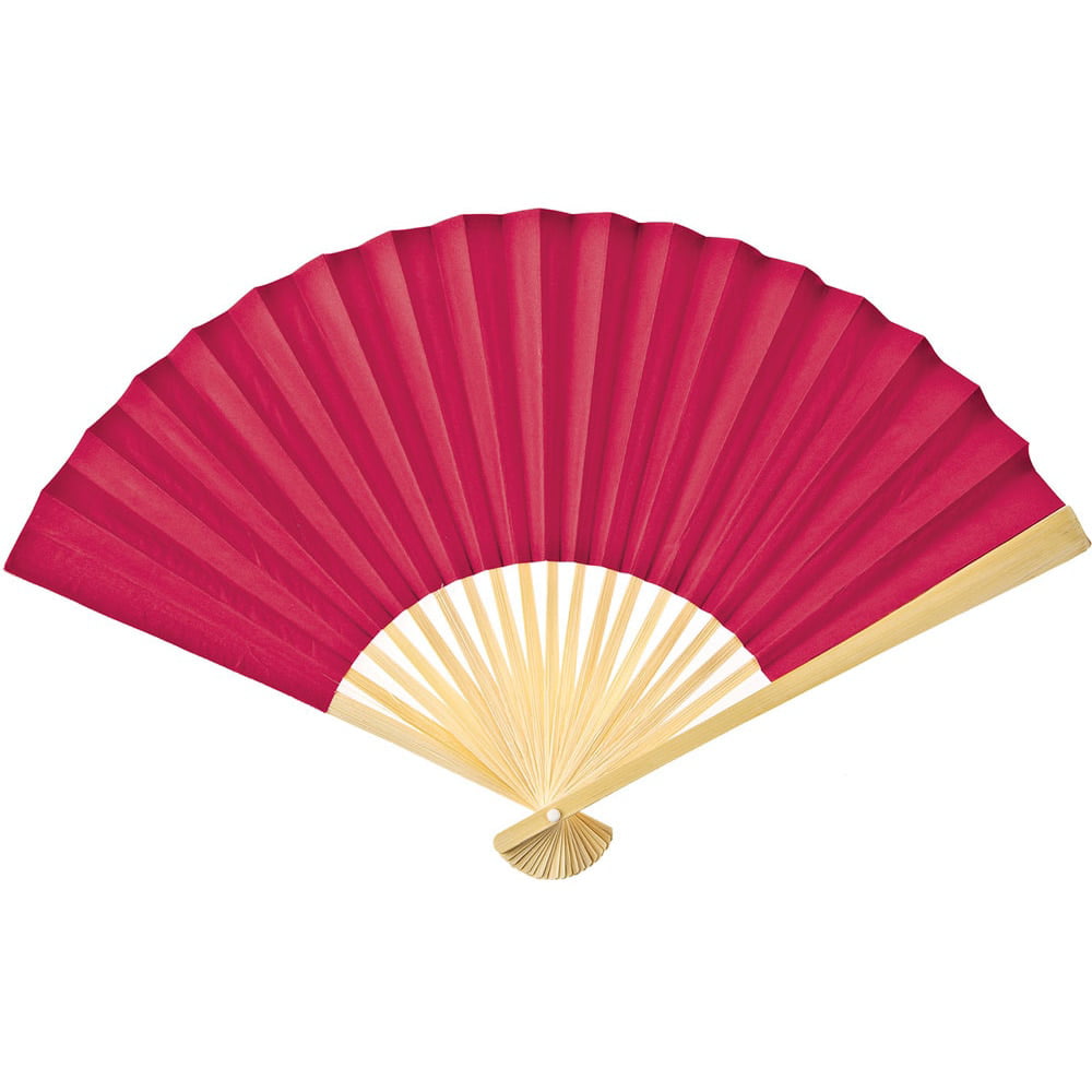 10 Pack Pink Paper Hand Fans Bamboo Chinese Folding Pocket Fan Decor Gifts New 