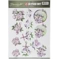 thumbnail image 2 of Find It Jeanine's Art With Sympathy Punchout Sheet-Birds & Flowers, 2 of 2