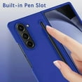 thumbnail image 4 of For Samsung Galaxy Z Fold 7 Slim Matte PC Shockproof Phone Cases With S Pen - Black, 4 of 5