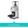 thumbnail image 6 of CASABREWS Tornado Conical Burr Coffee Grinder,  Electric Coffee Bean Grinder with Smart Display and 77 Precise Grind Settings,1-16Cup,14 oz Bean Hopper Burr Mill for Espresso to French Press,, 6 of 7