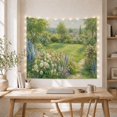 thumbnail image 5 of Cottage Garden Landscape with Winding Stone Path, Peaceful Cottagecore for Botanical Art Lovers, Floral Wall Decor, Housewarming Gift, Tapestry Wall Hanging for Bedroom and Living Room, 5 of 7