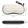 thumbnail image 2 of Xecao Flower Rabbit for Eyeglass Case Soft Shell, Portable Sunglass Case, Fashionable Eyeglass Case with Zipper, Lightweight, 2 of 6