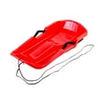 thumbnail image 3 of Lipstore Snow Sled Heavy Duty with Pull Rope Multifunctional with Brake Downhill Sled Red, 3 of 8