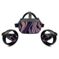 thumbnail image 1 of Skin Decal Wrap Compatible With Oculus Quest Sticker Design Purple Jewel, 1 of 4