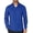 Blue, variant on Men's Quarter Zip Up Pullover Lightweight Mock Neck Sweatshirt Casual Long Sleeve Polo Shirt