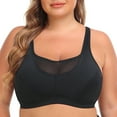 thumbnail image 6 of Minimizer Bras for Women,Women Plus Size Sports Bra No Underwire American Style Front Closure Comfortable Backless Design,Push Up Bras for Women(Size:3XL), 6 of 9