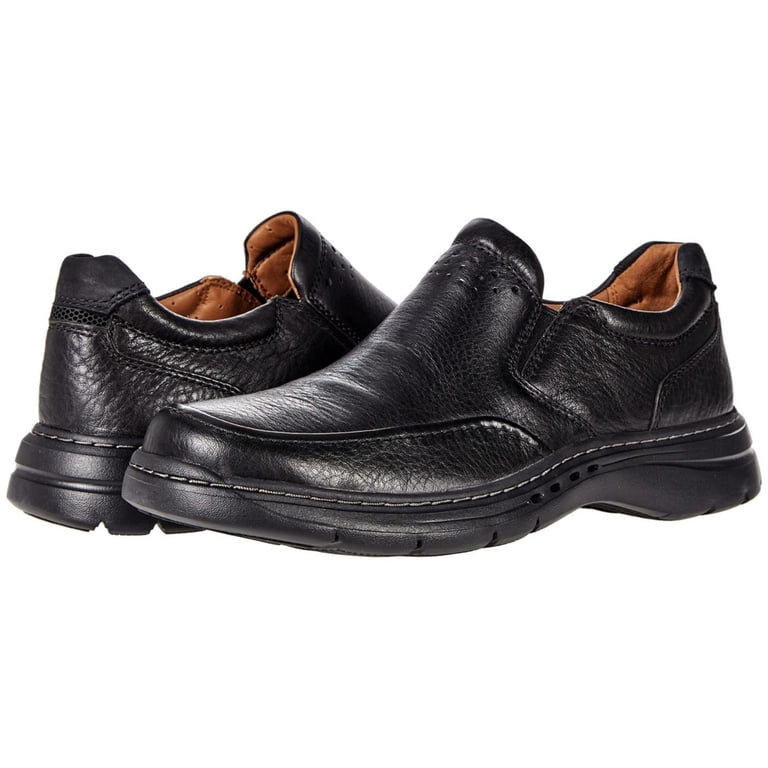 Clarks Un Brawley Step BLACK LEATHER - Walmart.com