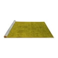 thumbnail image 2 of Ahgly Company Machine Washable Indoor Rectangle Persian Yellow Bohemian Area Rugs, 4' x 6', 2 of 4