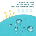 thumbnail image 3 of Ainfox 15ft Large Patio Umbrella, Double-Sided Outdoor Rectangle Table Umbrellas with Fillable Weighted Sand Bag Base，Blue, 3 of 9