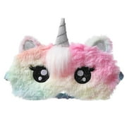 Angle View: SANUME Cute And Novel Unicorn Sleeping Eye Mask Suitable for Ladies And Girls To Travel And Sleep(Multicolor1)
