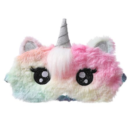 SANUME Cute And Novel Unicorn Sleeping Eye Mask Suitable for Ladies And Girls To Travel And Sleep(Multicolor1)