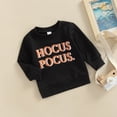 thumbnail image 4 of Douhoow Unisex Toddler Sweatshirt Baby Long Sleeve Letter Printed Pullover Warm Loose Tops, 4 of 8