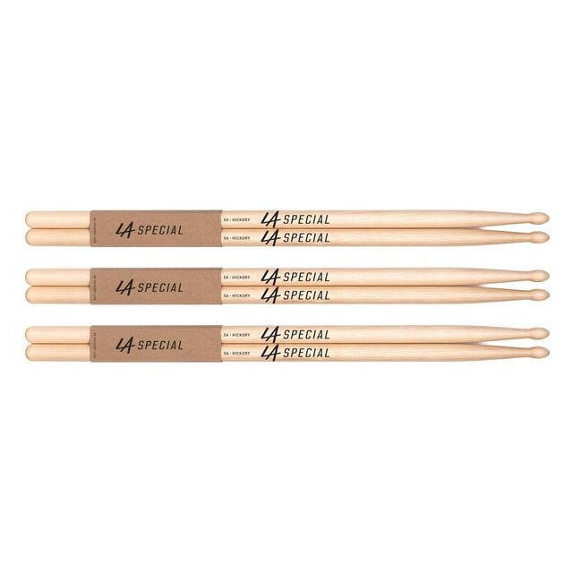 ProMark - PALILLOS LA Specials, 5 A Hickory, paquete de 3