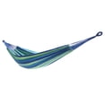 thumbnail image 1 of 200*150cm Portable Polyester & Cotton Hammock Blue & Green Strip, 1 of 1