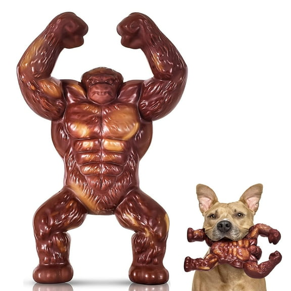 Indestructible Dog Chew Toys for Aggressive Chewers – Extreme Durable Beef-Flavored Bone for Large & Medium Dogs – Long-Lasting Tough Toy, Perfect Gift for Power Chewers.