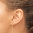 thumbnail image 4 of 14K Gold and Diamond Flexible Dangle Drop Earrings, 4 of 6