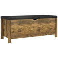 thumbnail image 1 of vidaXL Storage Box with Cushion Bench Organizer Living Room Hallway Entryway, 1 of 6