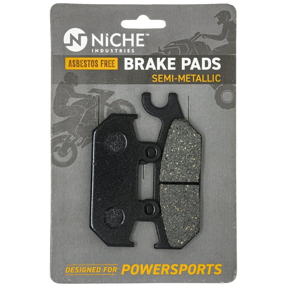 Niche Front Left Brake Pad Set for Yamaha Viking 700 Semi-Metallic UTV 519-KPA2261D